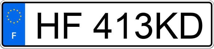 Numer rejestracyjny HF413KD posiada DACIA JOGGER