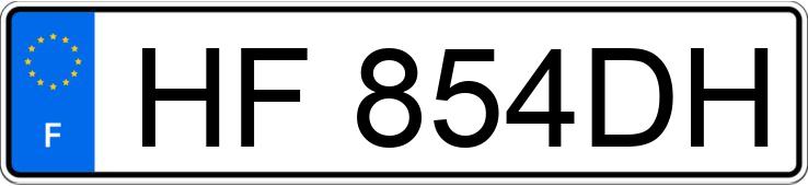 Numer rejestracyjny HF854DH posiada MG EHS II