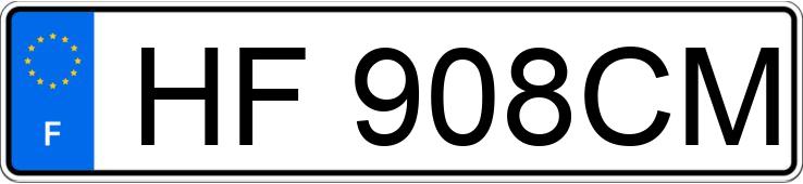 Numer rejestracyjny HF908CM posiada VOLKSWAGEN ID.4