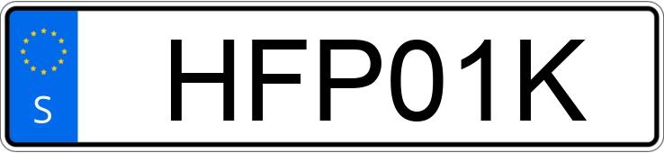 Numer rejestracyjny HFP01K posiada Opel Astra