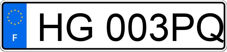 Numer rejestracyjny HG003PQ posiada ALPINE RENAULT A390