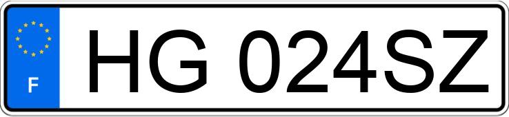 Numer rejestracyjny HG024SZ posiada ALPINE RENAULT A390