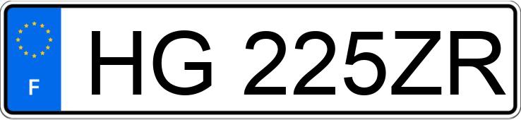 Numer rejestracyjny HG225ZR posiada TOYOTA YARIS IV