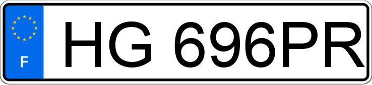 Numer rejestracyjny HG696PR posiada SEAT IBIZA