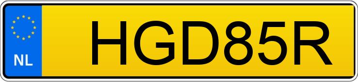 Registreringsnummeret HGD85R har VOLVO XC60