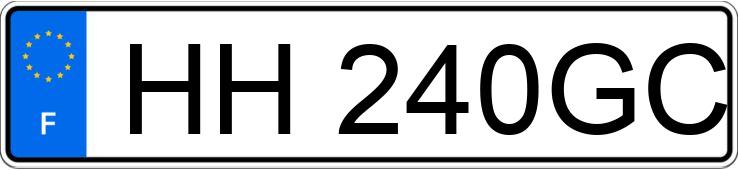 Numer rejestracyjny HH240GC posiada TOYOTA RAV4 V