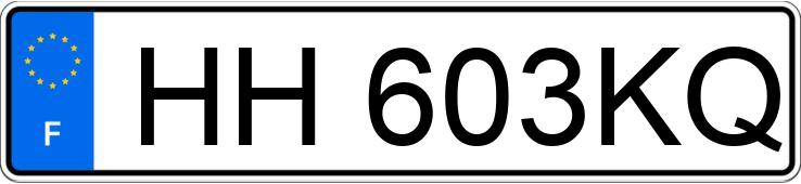 Numer rejestracyjny HH603KQ posiada ALPINE RENAULT A390