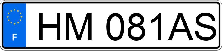 Numer rejestracyjny HM081AS posiada TOYOTA AYGO X