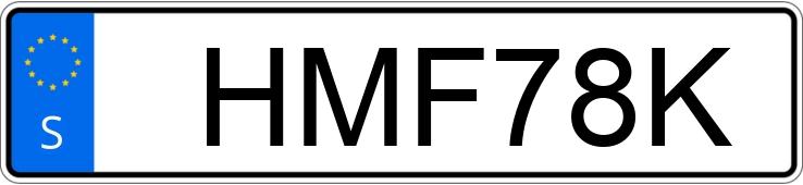 Numer rejestracyjny HMF78K posiada Peugeot 3008