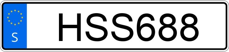 Numer rejestracyjny HSS688 posiada BMW 535d Touring