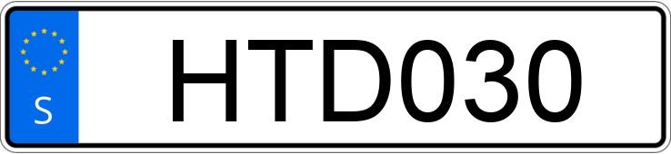 Registreringsnummeret HTD030 har Volvo S80 II 2.5 T Registreringsnummeret HTD030 har Volvo S80 II 2.5 T