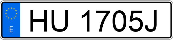 Numer rejestracyjny HU1705J posiada FORD FIESTA