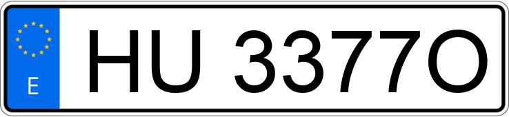 Numer rejestracyjny HU3377O posiada AUDI A3
