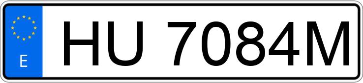 Numer rejestracyjny HU7084M posiada OPEL VECTRA