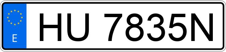 Numer rejestracyjny HU7835N posiada NISSAN PRIMERA