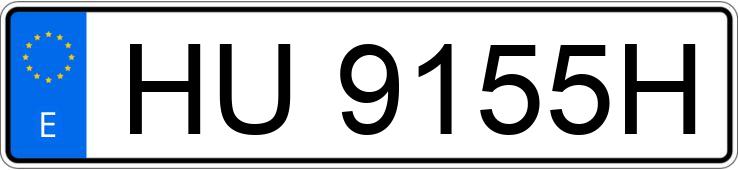 Numer rejestracyjny HU9155H posiada PEUGEOT 205