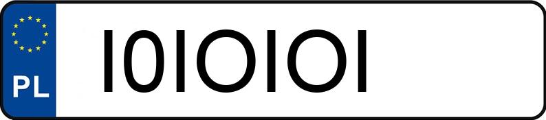 Numer rejestracyjny I0IOIOI posiada MERCEDES-BENZ GL 550