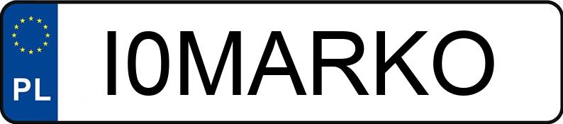 Numer rejestracyjny I0MARKO posiada AUDI A5 Coupe 2.0 TDi MR`16 E6 B9 Sport