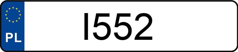 Numer rejestracyjny I552 posiada TOYOTA GR SUPRA