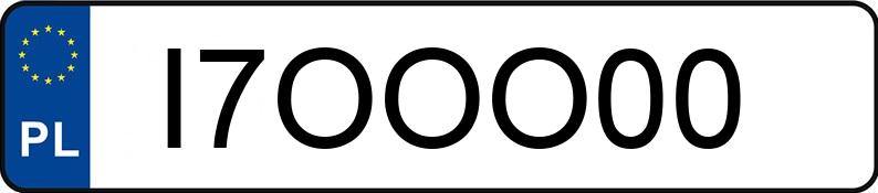 Numer rejestracyjny I7OOO00 posiada BMW 740I Numer rejestracyjny I7OOO00 posiada BMW 740I