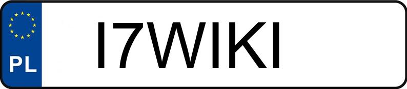 Numer rejestracyjny I7WIKI posiada SEAT Ibiza 1.0 EcoTSI MR`21 E6d FR DSG Numer rejestracyjny I7WIKI posiada SEAT Ibiza 1.0 EcoTSI MR`21 E6d FR DSG