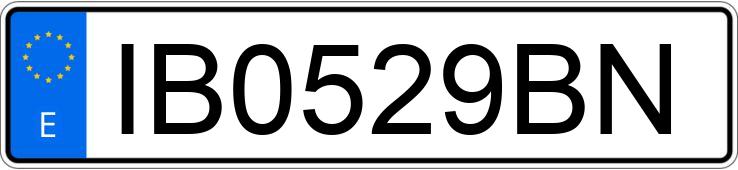 Numer rejestracyjny IB0529BN posiada BERTONE FREECLIMBER