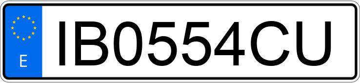 Numer rejestracyjny IB0554CU posiada AUDI A4