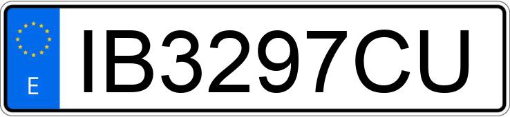 Registreringsnummeret IB3297CU har PORSCHE 911