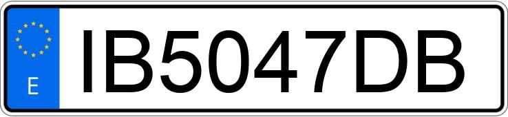 Numer rejestracyjny IB5047DB posiada CHEVROLET-GM TRANS SPORT