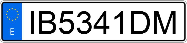 Numer rejestracyjny IB5341DM posiada RENAULT KANGOO