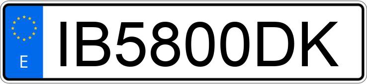 Numer rejestracyjny IB5800DK posiada MERCEDES 300 (129)