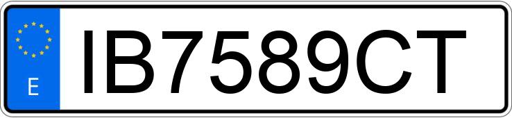 Numer rejestracyjny IB7589CT posiada FORD TRANSIT