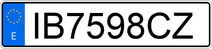 Numer rejestracyjny IB7598CZ posiada MERCEDES 200 (123)