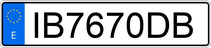 Numer rejestracyjny IB7670DB posiada AUDI TT