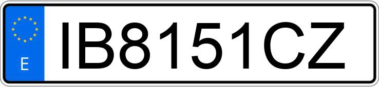 Numer rejestracyjny IB8151CZ posiada VOLKSWAGEN GOLF