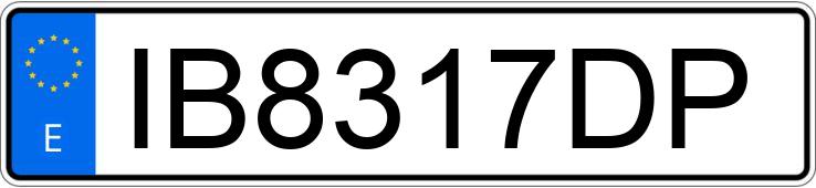 Numer rejestracyjny IB8317DP posiada PEUGEOT 406 BREAK SR 2.0 HDI 110 PACK Numer rejestracyjny IB8317DP posiada PEUGEOT 406 BREAK SR 2.0 HDI 110 PACK