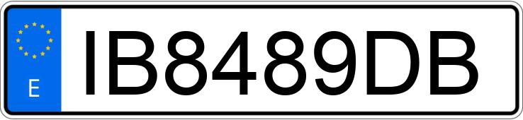 Numer rejestracyjny IB8489DB posiada ROVER 220