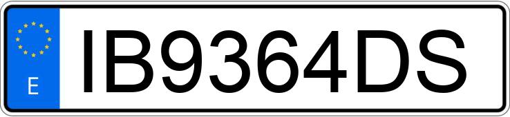 Numer rejestracyjny IB9364DS posiada SEAT LEON