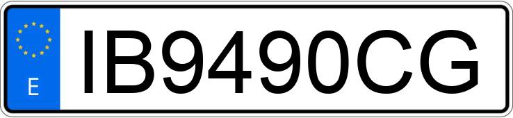 Numer rejestracyjny IB9490CG posiada BMW SERIE 3