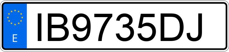 Numer rejestracyjny IB9735DJ posiada CITROEN SAXO