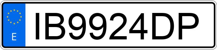Numer rejestracyjny IB9924DP posiada BMW SERIE 3