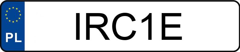Numer rejestracyjny IRC 1E posiada POLSKI FIAT 125P - IRC1E Numer rejestracyjny IRC 1E posiada POLSKI FIAT 125P - IRC1E
