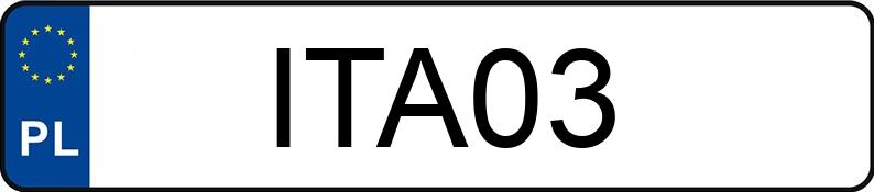Numer rejestracyjny ITA 03 posiada FSO Polonez Truck 2.3t 1.5 - ITA03 Numer rejestracyjny ITA 03 posiada FSO Polonez Truck 2.3t 1.5 - ITA03