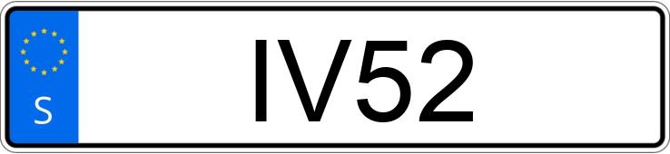 Numer rejestracyjny IV52 posiada  