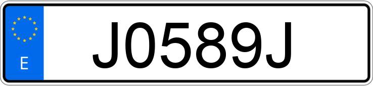 Numer rejestracyjny J0589J posiada RENAULT 11 Numer rejestracyjny J0589J posiada RENAULT 11
