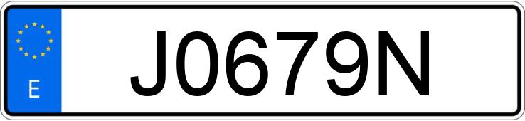 Numer rejestracyjny J0679N posiada FORD SCORPIO