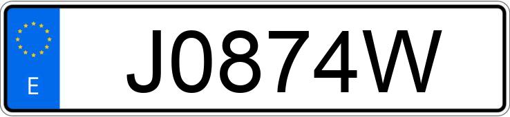 Numer rejestracyjny J0874W posiada VOLKSWAGEN POLO Numer rejestracyjny J0874W posiada VOLKSWAGEN POLO
