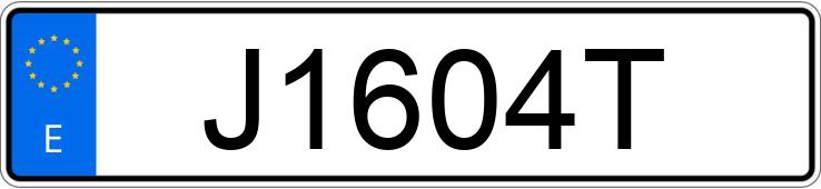 Numer rejestracyjny J1604T posiada VOLKSWAGEN GOLF Numer rejestracyjny J1604T posiada VOLKSWAGEN GOLF