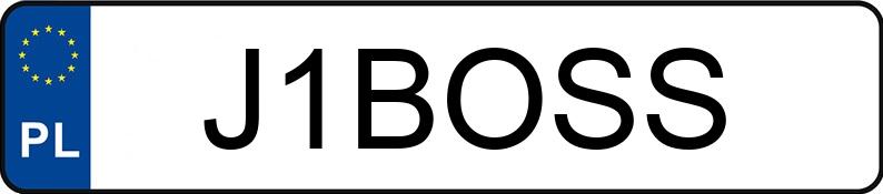 Numer rejestracyjny J1BOSS posiada BMW X7 Diesel MR`19 E6d G07 M50d Step