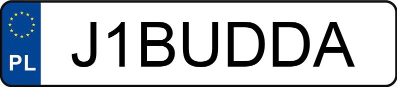 Numer rejestracyjny J1BUDDA posiada SKODA SUPERB